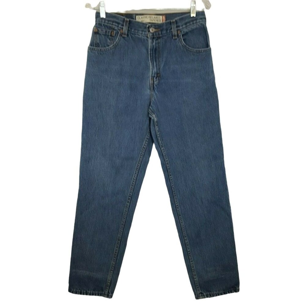 Levi's 550 Womens Vintage Jeans 10 M High Rise Relaxed Fit Tapered Leg  28/30 - Picture 3 of 12